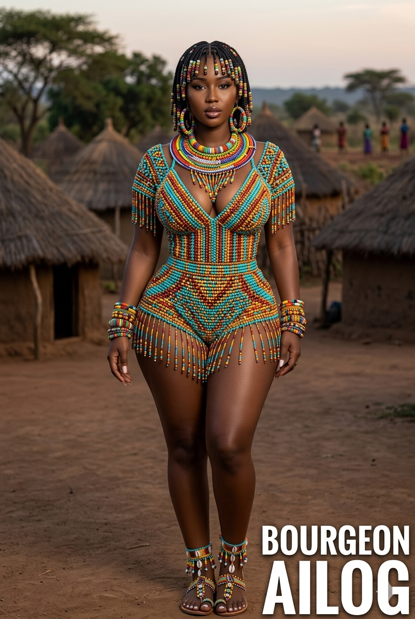 ๐ Queen of the Village Vibes!
Beads dripping, confidence popping โ serving culture, elegance, and p...