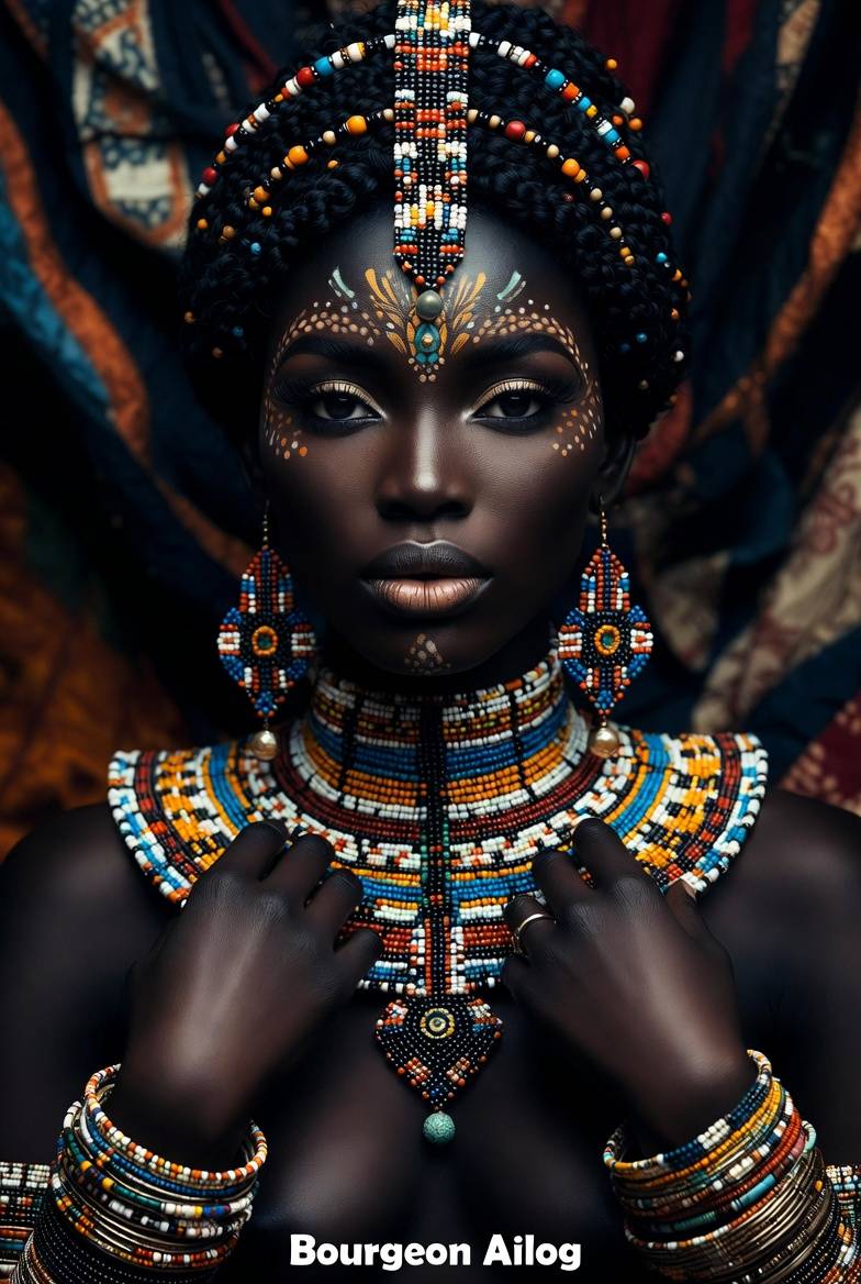 ✨ Crowned in heritage, glowing in grace. A queen who doesn’t just wear culture — she is the culture...