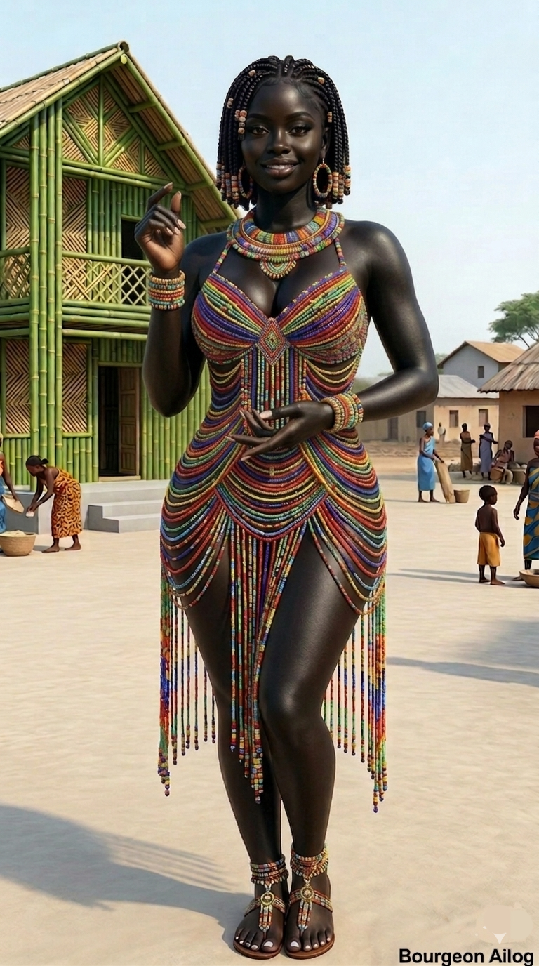 ✨ Queen of the Beads, Ruler of Hearts! ✨
Slaying in vibrant tradition, confidence on a thousand, a...