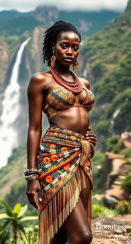 Unbreakable grace, timeless beauty — where heritage flows like the waterfall.✨#BourgeonAilog @follo...