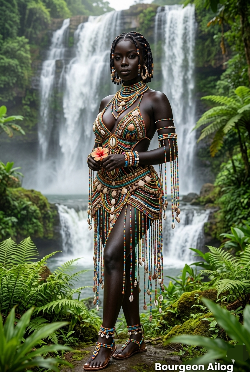 Queen of the cascade. Where culture flows and beauty roars. ๐๐ค #BourgeonAilog @followers