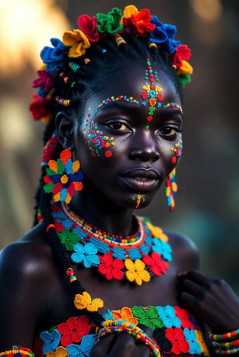 Those flowers in your braids must be jealous… because nothing blooms as beautifully as that smile of...