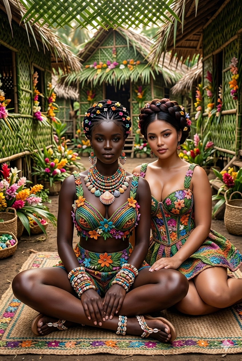 Tropical goddesses serving looks and temptation... your move, handsome ๐ #BourgeonAilog @followers