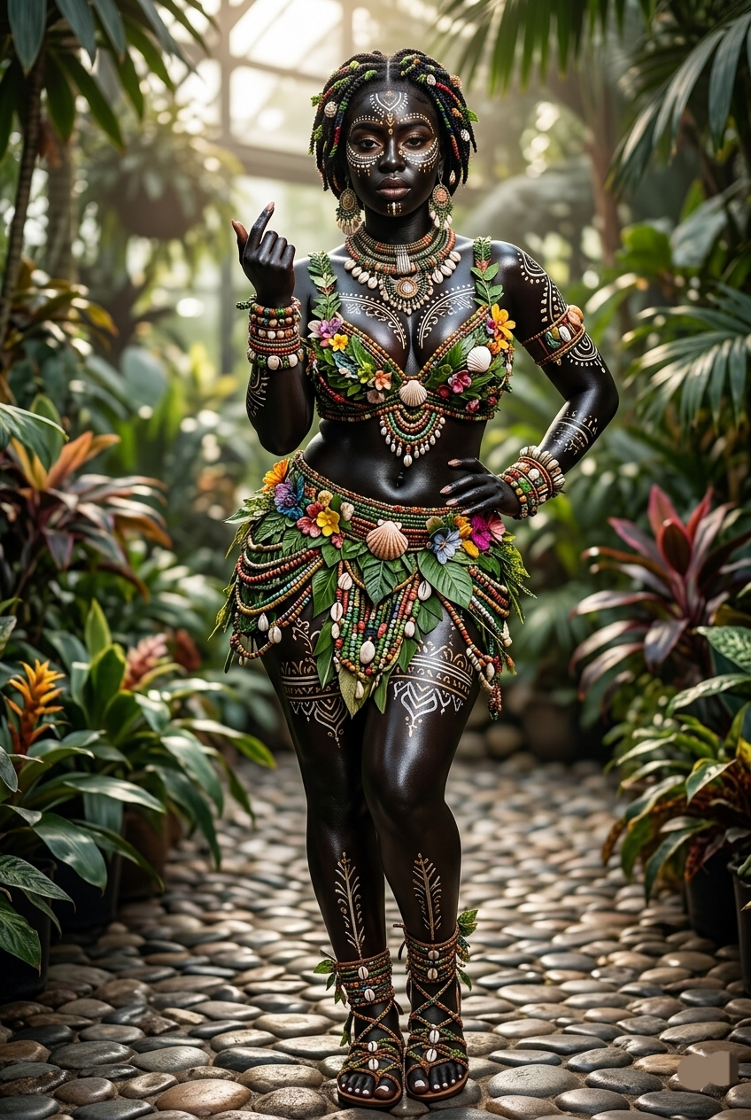 Caught me in my natural habitat, looking like trouble wrapped in sunshine and beads ππΏ Come get lo...