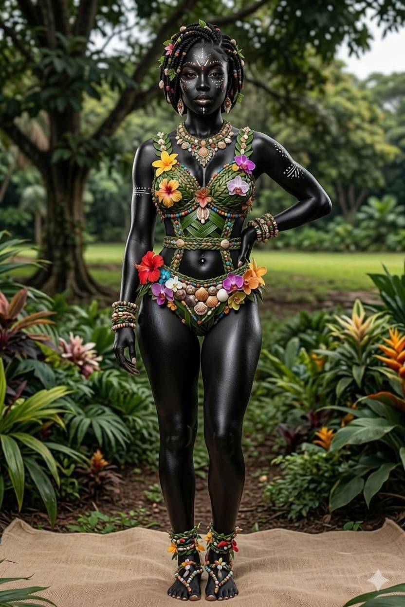 Standing tall in my garden of temptation… think you can handle all this tropical heat? 🌺💋 Come clo...