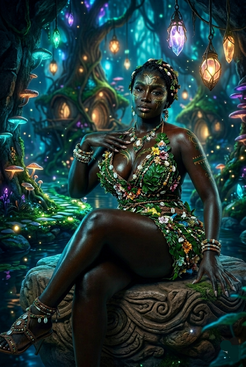 Chillin’ in the glow where the forest meets the fantasy… got room on this rock for someone who knows...