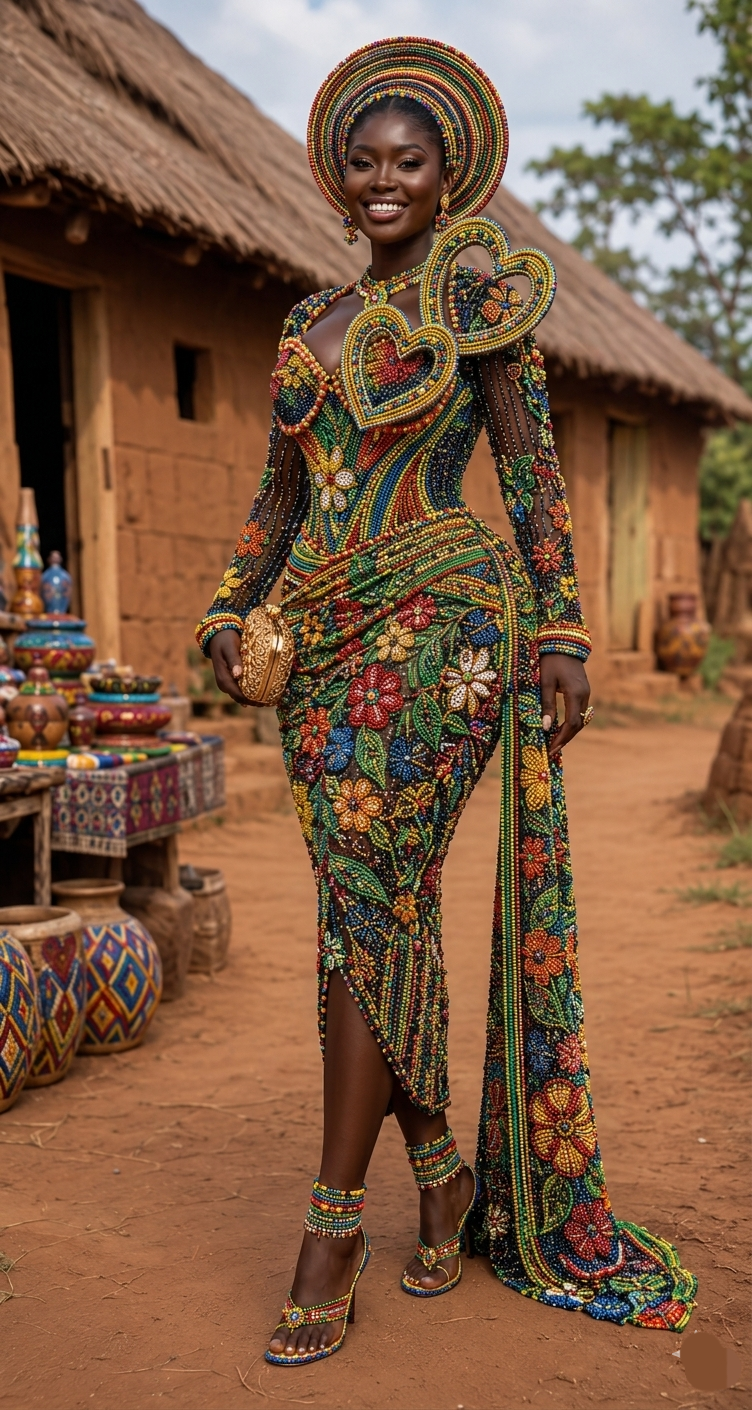 Traditional never looked this naughty ๐ Beads dripping, legs teasing, energy lethal. Come closer if...