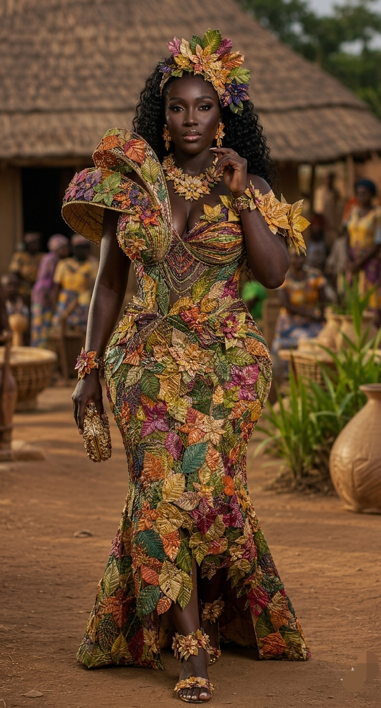 Stepping into my power, dripping in heritage and high fashion. #BourgeonAilog @followers