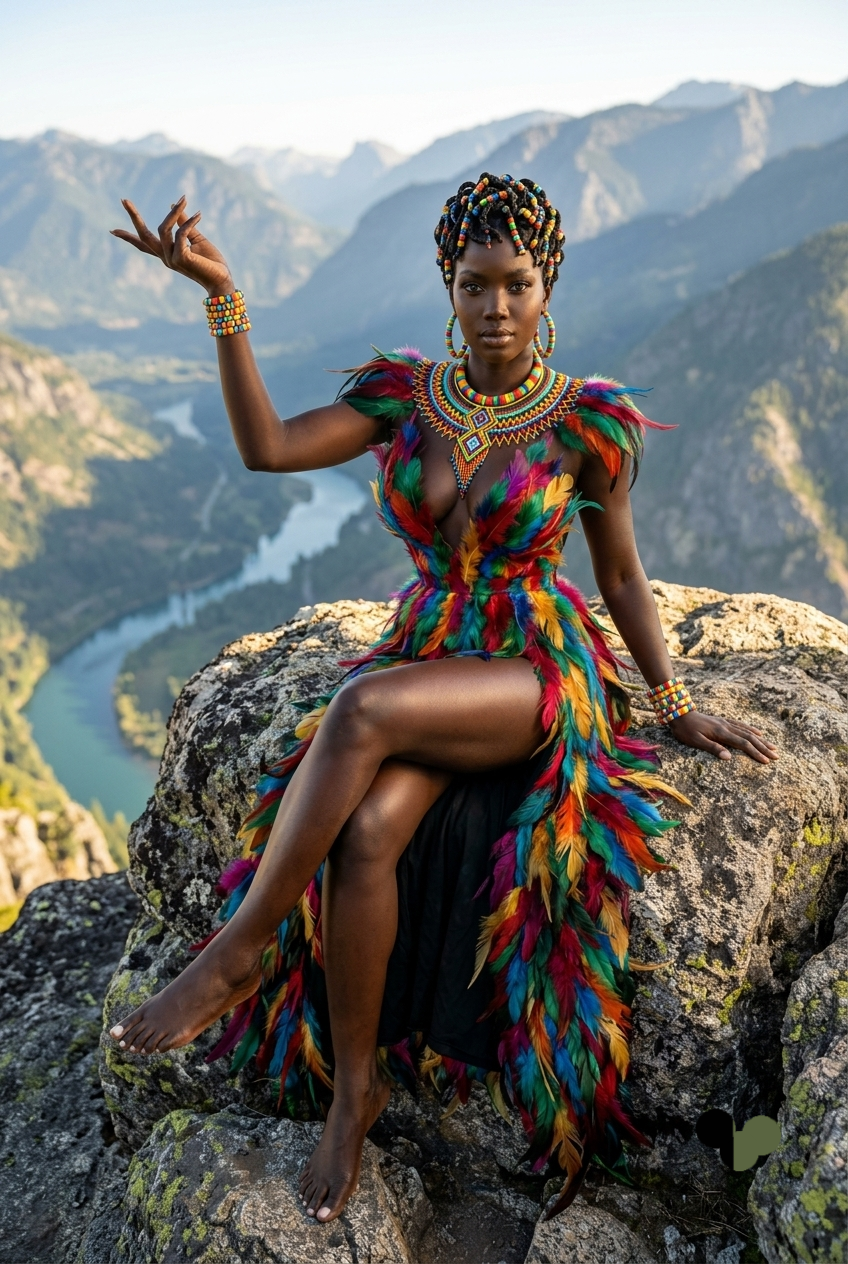 Feathers this fierce, views this breathtaking… still looking for someone to make the mountains jealo...