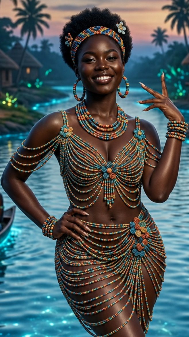 Beaded up, glowing, and dangerously single... your move, handsome ๐ฅ#BourgeonAilog @followers