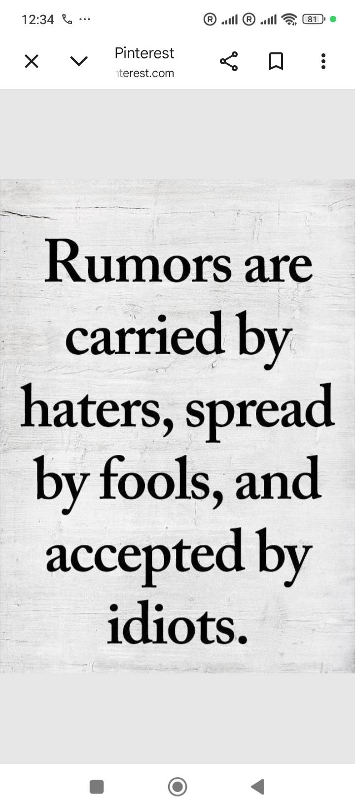 Know this and know peace ✌️✌️✌️