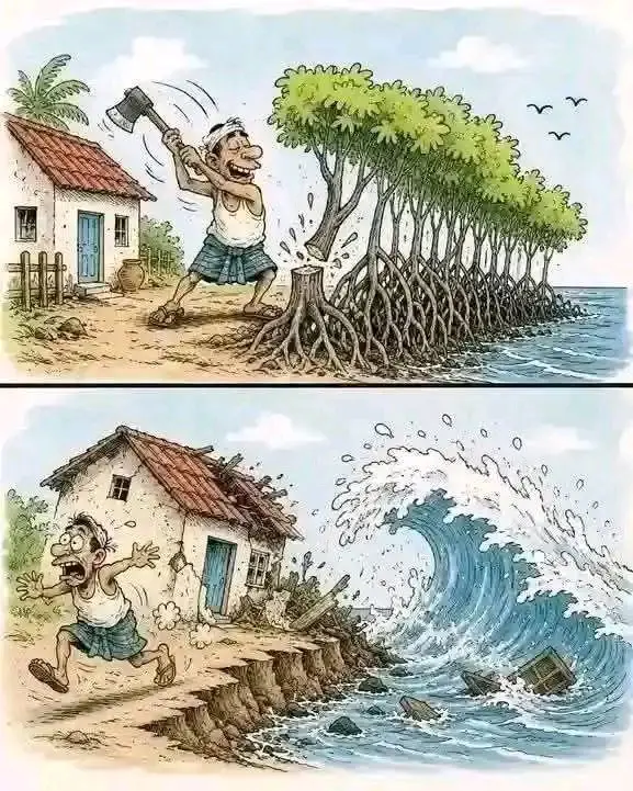 Say no to deforestation, everything play it's role