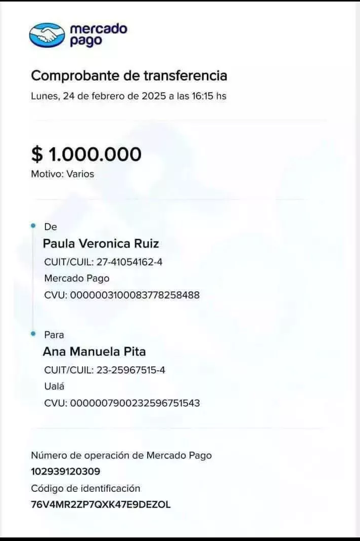 Debe seguir las instrucciones en otros para recibir su pago, una vez hecho eso no se necesita nada m...