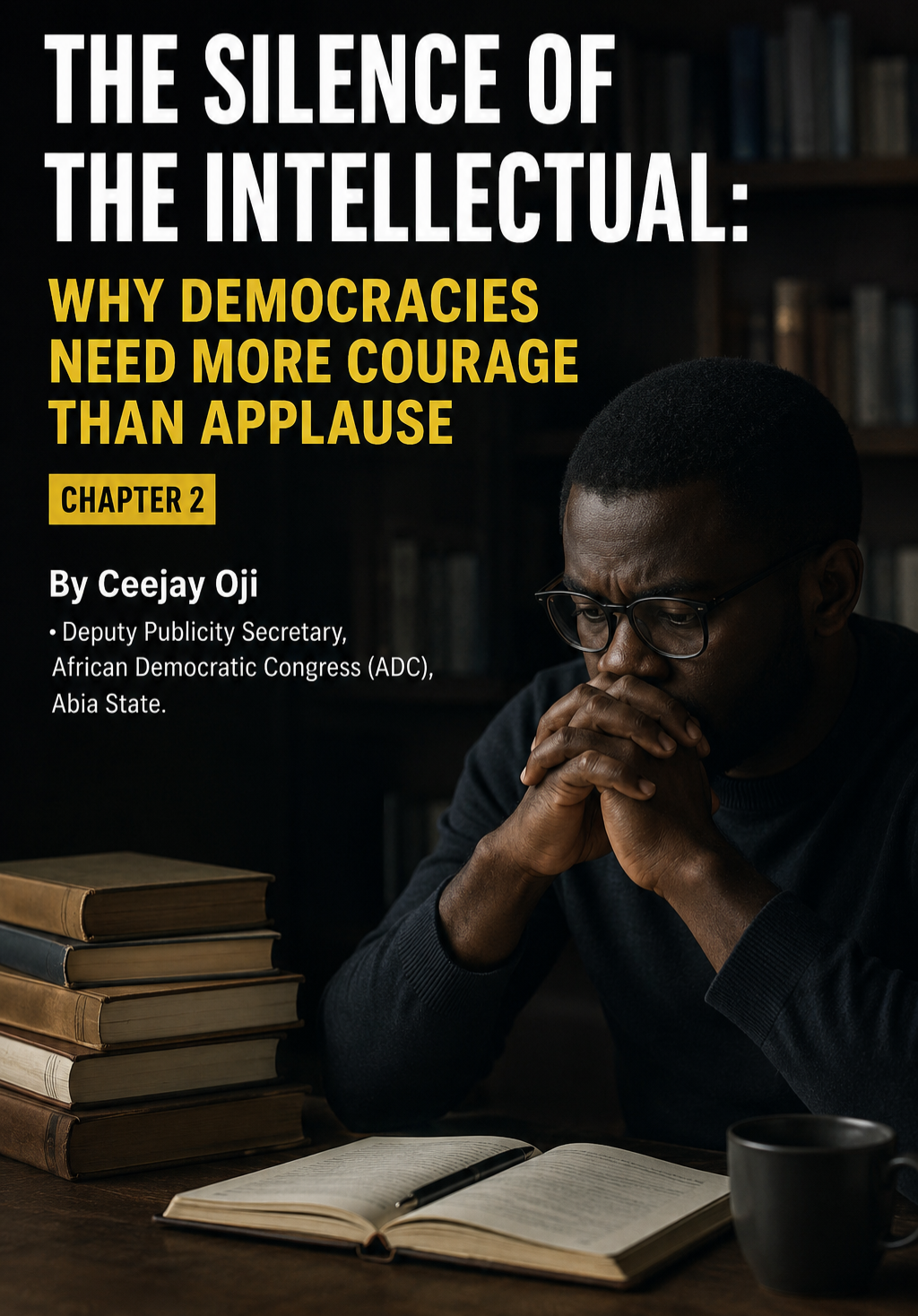 THE SILENCE OF THE INTELLECTUAL
WHY DEMOCRACIES NEED MORE COURAGE THAN APPLAUSE (CHAPTER 2)
By Ceej...