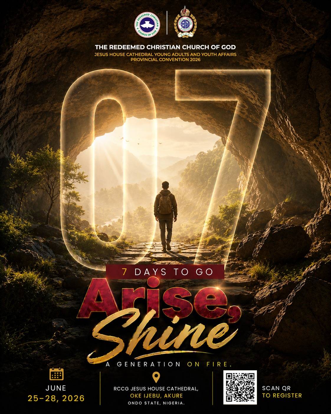 ๐ฅ 7 DAYS TO GO! ๐ฅ
The countdown is on!
In just 7 days, we will gather for ARISE, SHINE 2026 โ a...