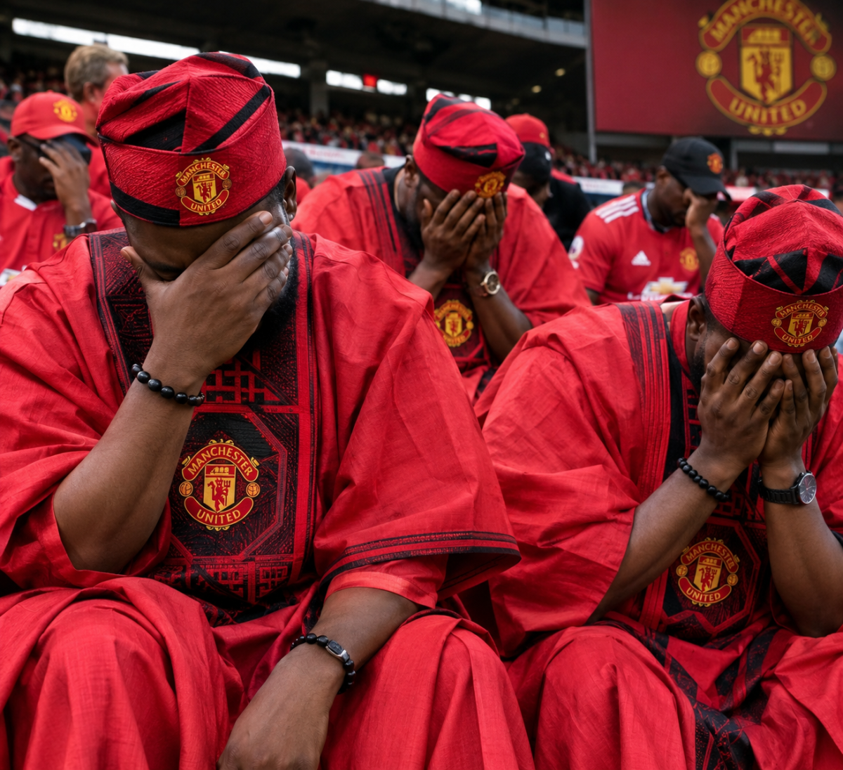 See as shame wear Man United fans agbada ๐
Dis season go sweet die ๐
Can't wait for next weekend...