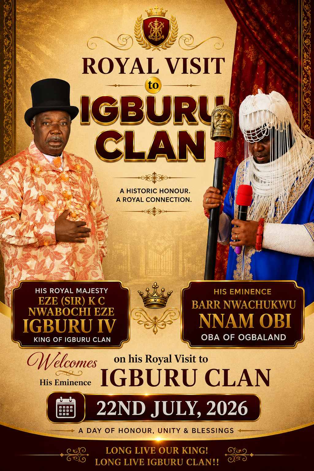 May our cultural heritage flourish for generations to come. 🪘👑

Long Live the Oba of Ogbaland.
Lon...