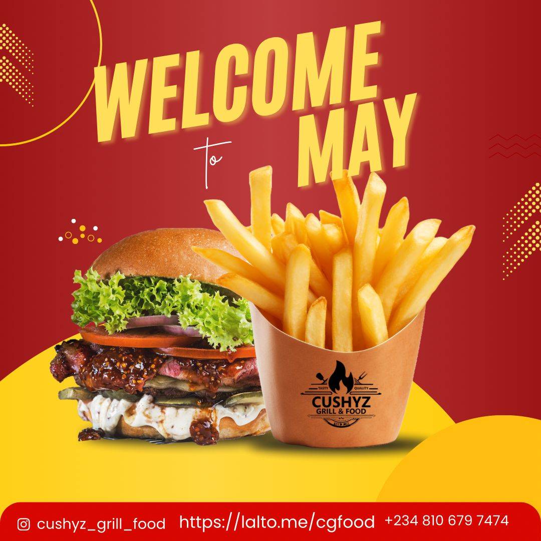 Happy New Month from Cushyz Grill & Food
Thank you for your continued patronage, we truly appreciat...
