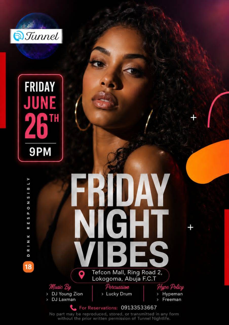 *π FRIDAY NIGHTS @TUNNEL - ALWAYS A BLAST β LET'S PARTY TONIGHT!!!ππ½ππ½π₯π₯*
Great Music β’ Am...