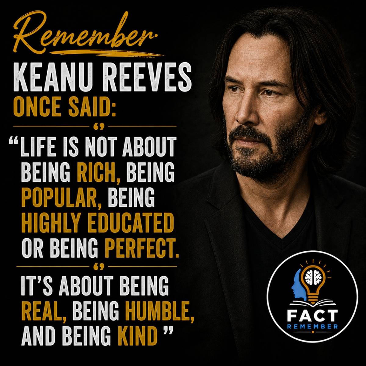 Keanu Reeves on life and kindness: #LekeeLekee #Trending #PositiveVibes
#InspirationalQuotes
#SelfGr...