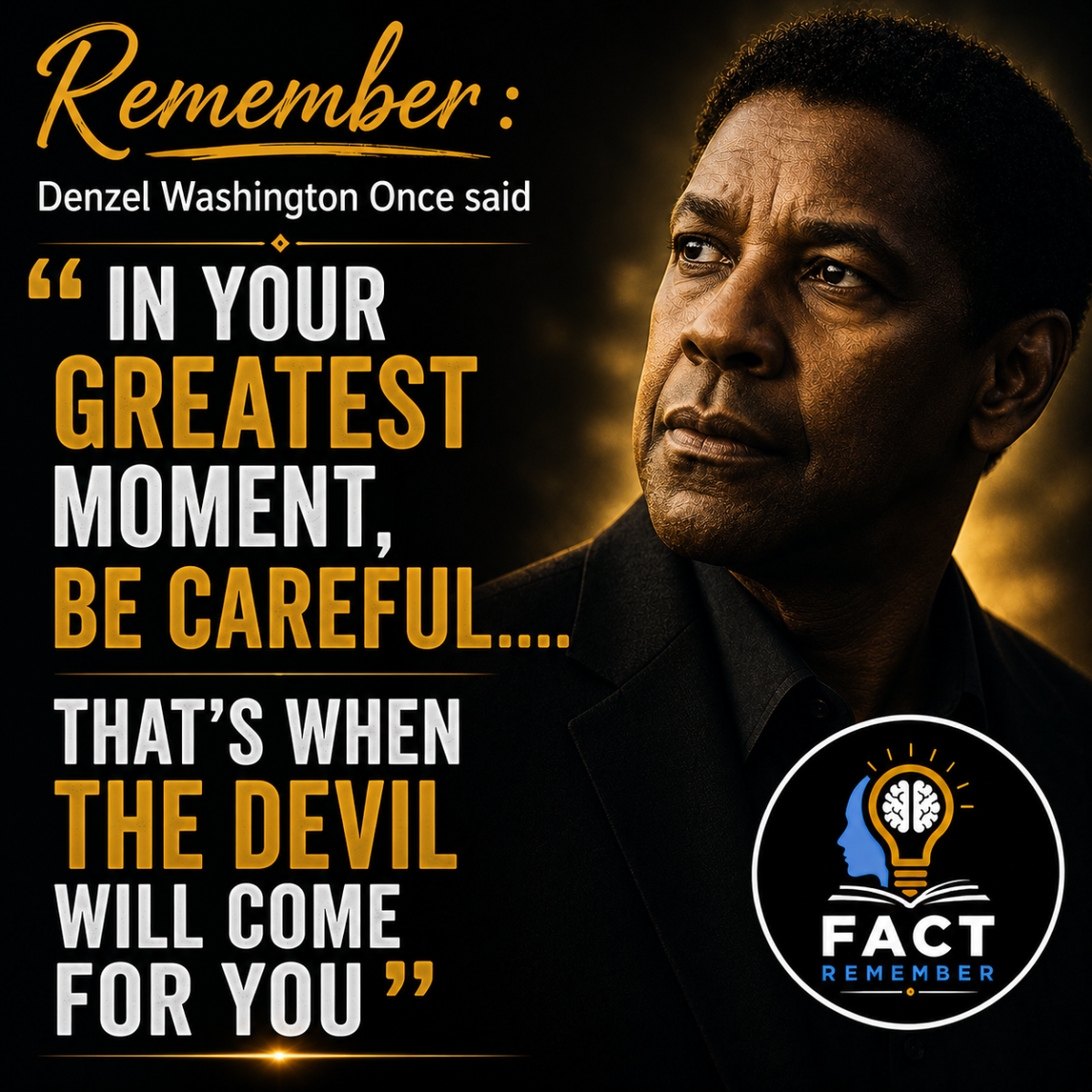 Remember Denzel's words of wisdom. #LekeeLekee #Trending #PositiveVibes
#InspirationalQuotes
#SelfGr...