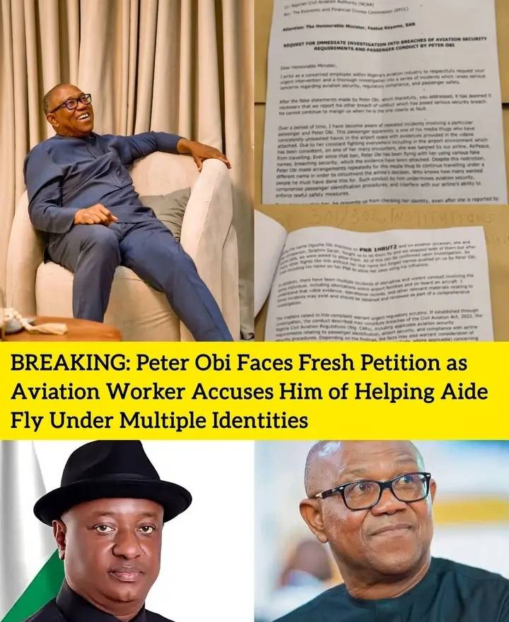 A fresh petition has been filed against Nigeria Democratic Congress (NDC) presidential candidate, Pe...