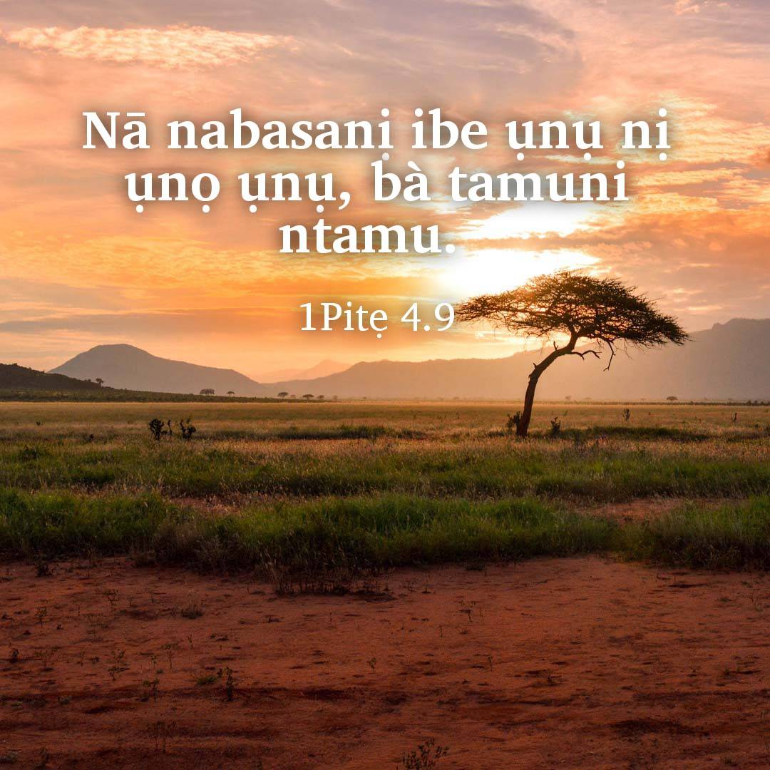 Read the scripture from Ndokwa Bible