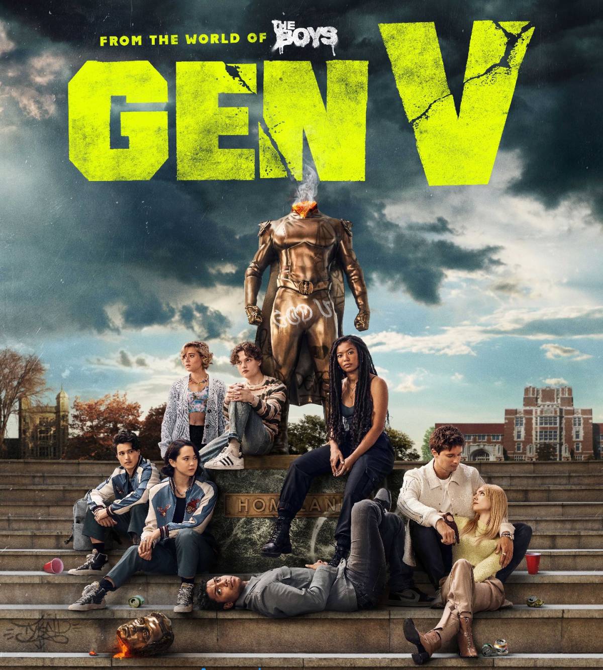 Which series has too much romance scenes?
GEN V or OF...