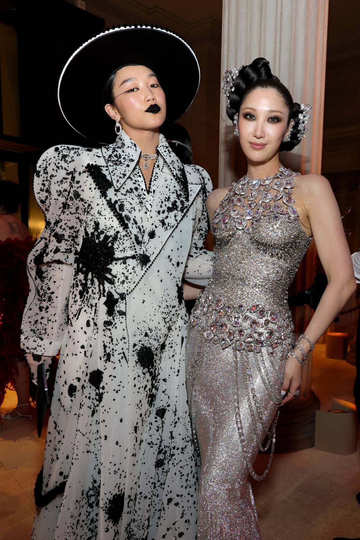 HUNTR/X members, superstars Ejae and Audrey Nuna, at the #MetGala 2026.
#Huntrix #Kpop #Ejae #Audre...