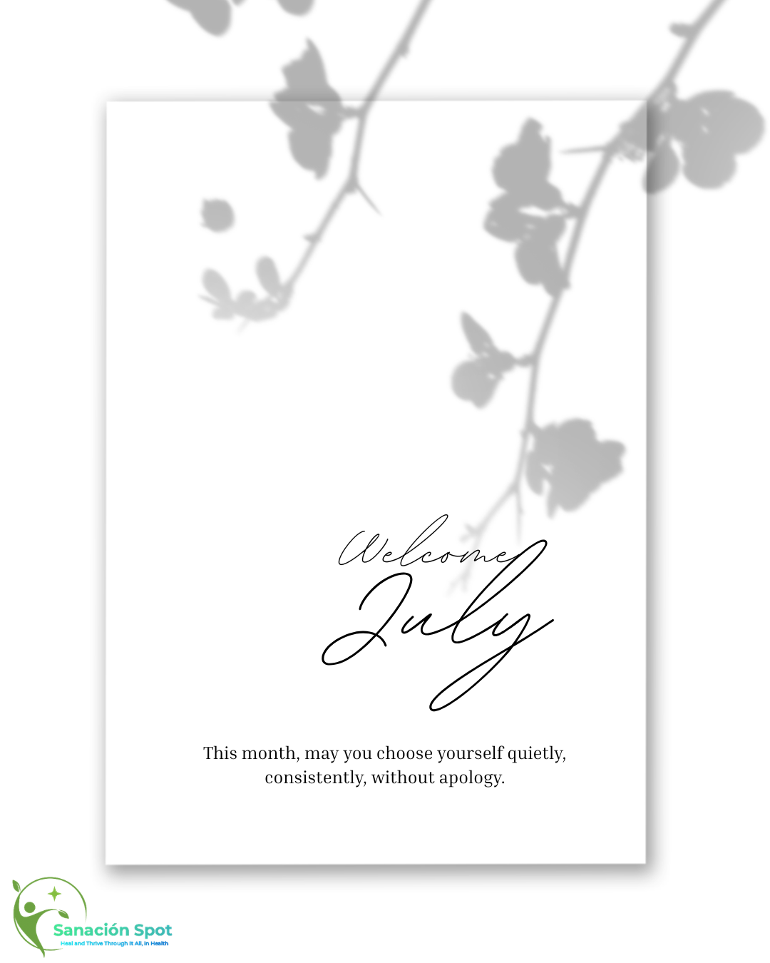 Happy New Month ๐ฟ
July is your permission slip to start again โ softer, wiser, more intentionally....