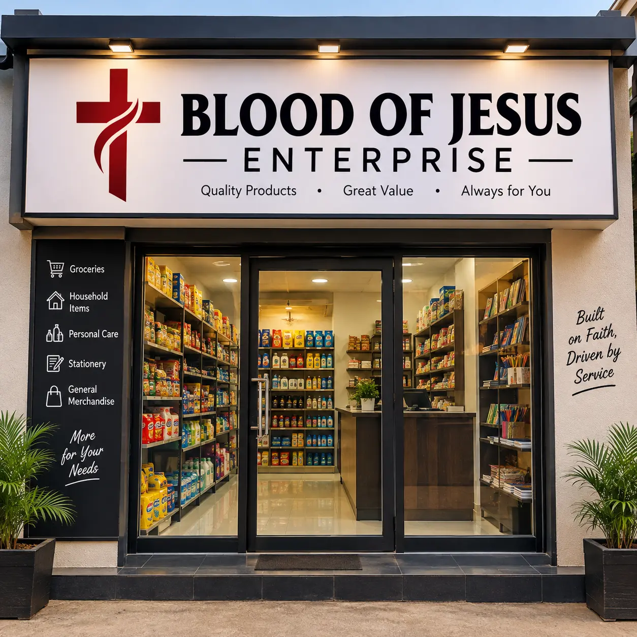 Abeg business owners, make una no vex. π
Which one be Blood of Jesus Enterprise?
I just dey imagi...