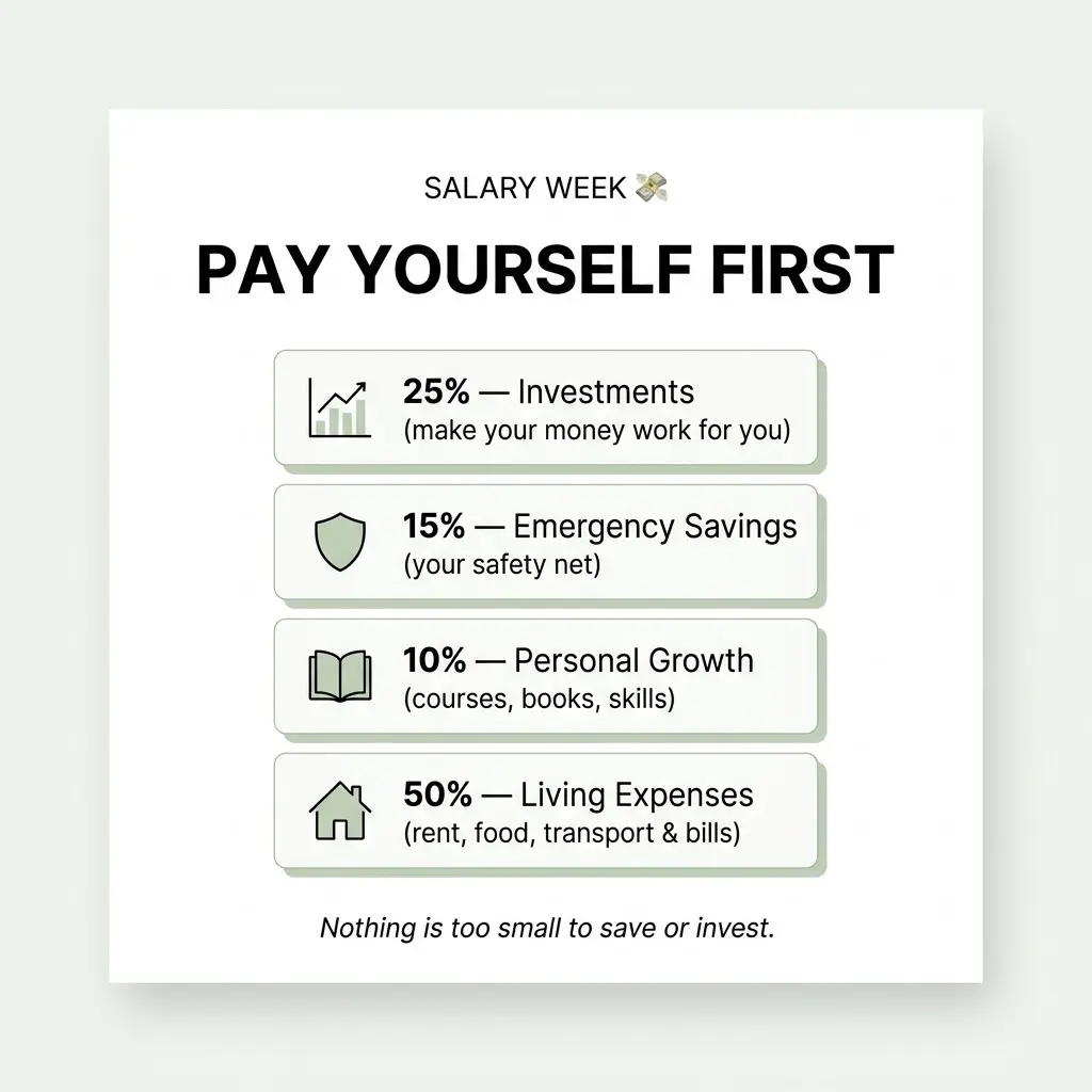 It’s Salary week Family,❤️
Save your money so it can save you. Nothing is too small to save or inve...