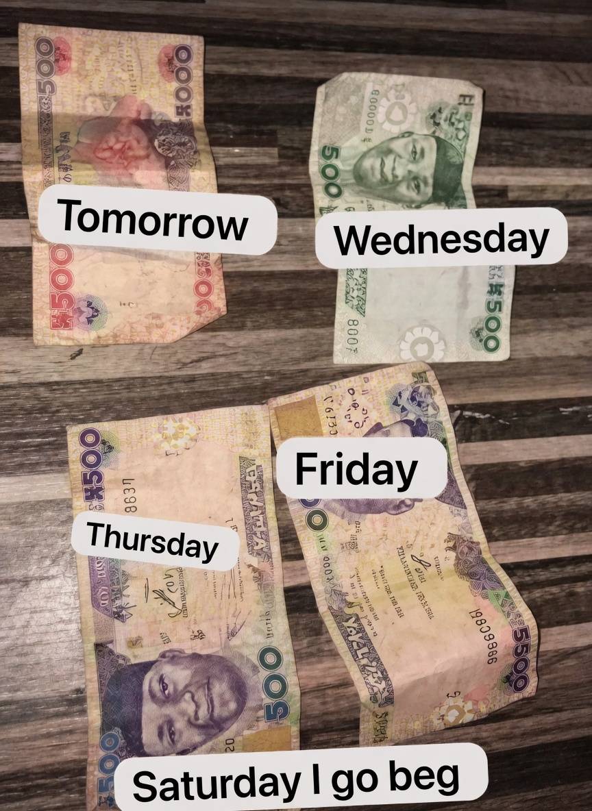I don ready for the week.
Proper planning prevents poor performance.