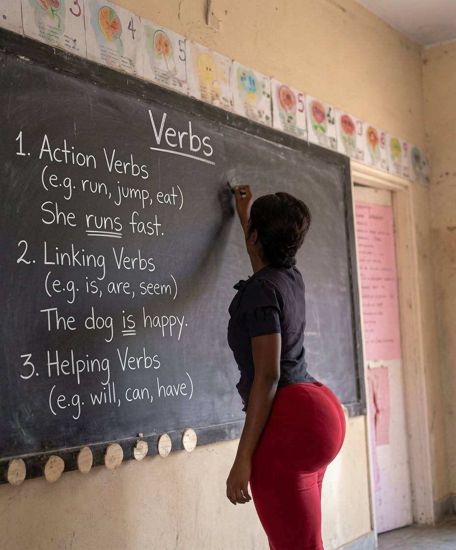 E be like say I go dey follow my pikin dey for class oh.
I no learn Verbs well well during my time.