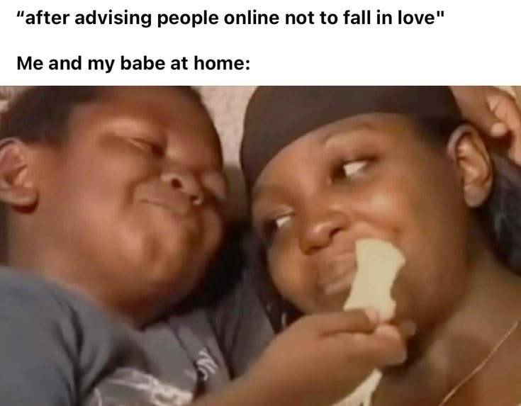 If you like no take your relationship serious. 🫣🫣🫣