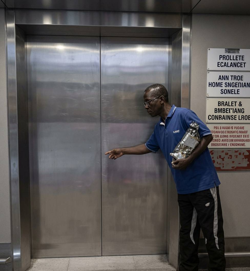 If no be too much home training, wetin go make grown up Man dey knock for elevator ๐ซฃ๐ซฃ๐๐ณ๐