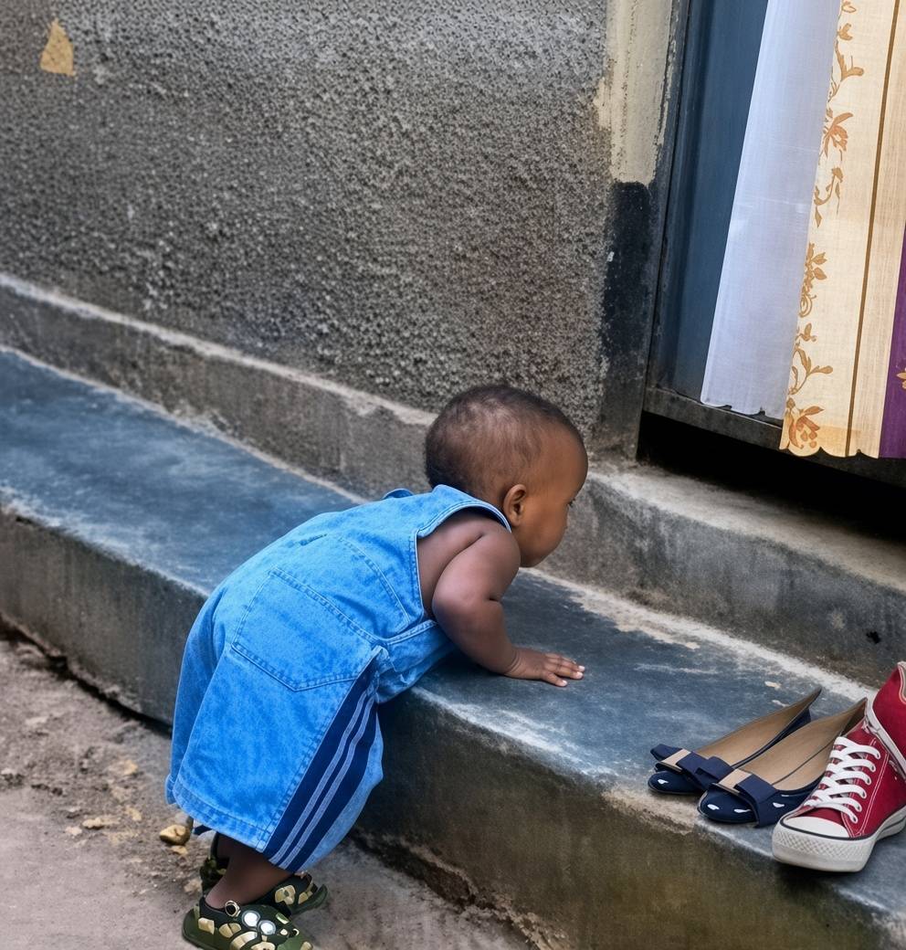 This my neighbour pikin dey always find me at the wrong time ππ