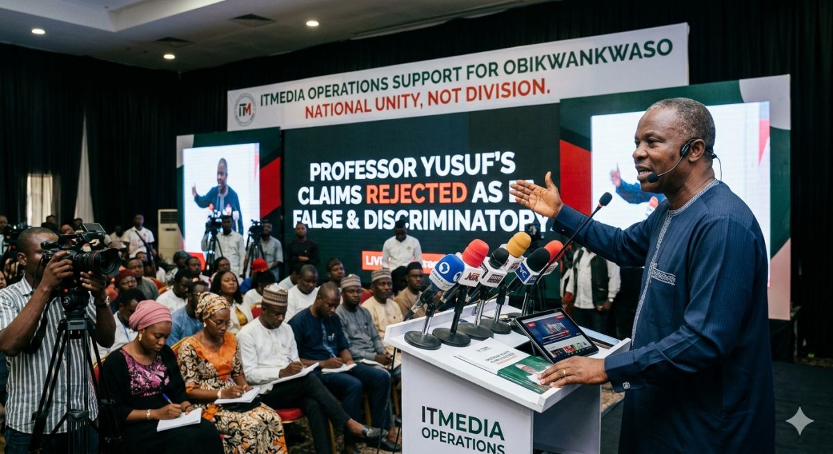 ABUJA — The ITMedia Operations Support for ObiKwankwaso has strongly condemned statements made by Pr...