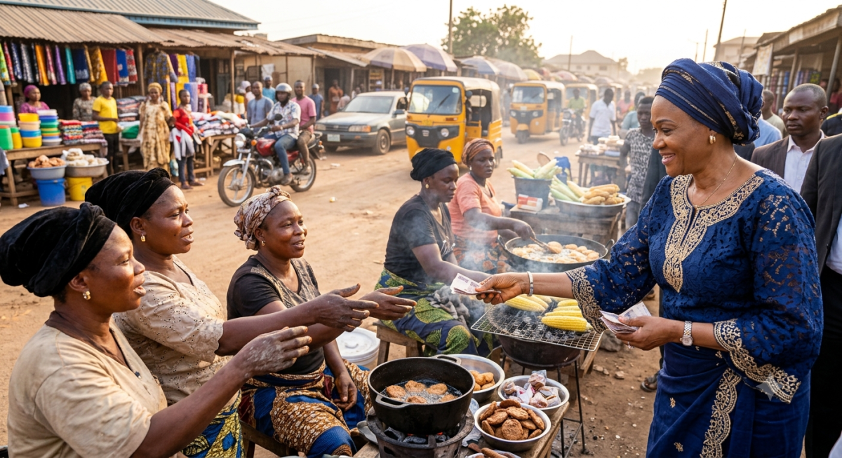 This is what the First lady expects of the empowerment of poor Nigerian women to achieve