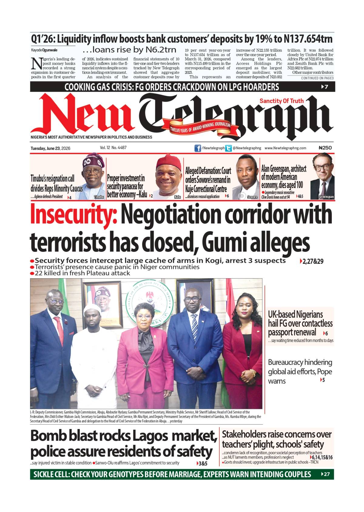 Nigeria is talking. Here's why. Read more on newtelegraphng.com
From major political developments a...