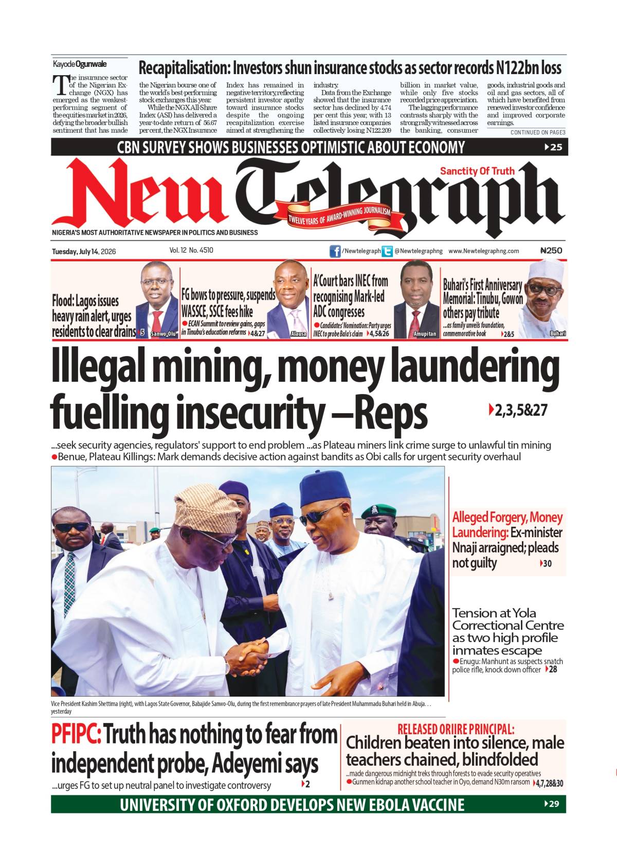 From breaking developments in politics and business to updates in sports, entertainment, and nationa...
