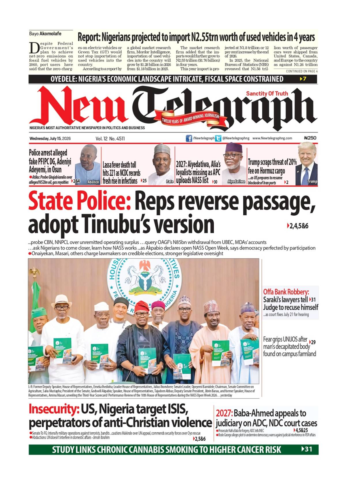 The stories shaping Nigeria today are driving conversations across politics, business, the economy,...