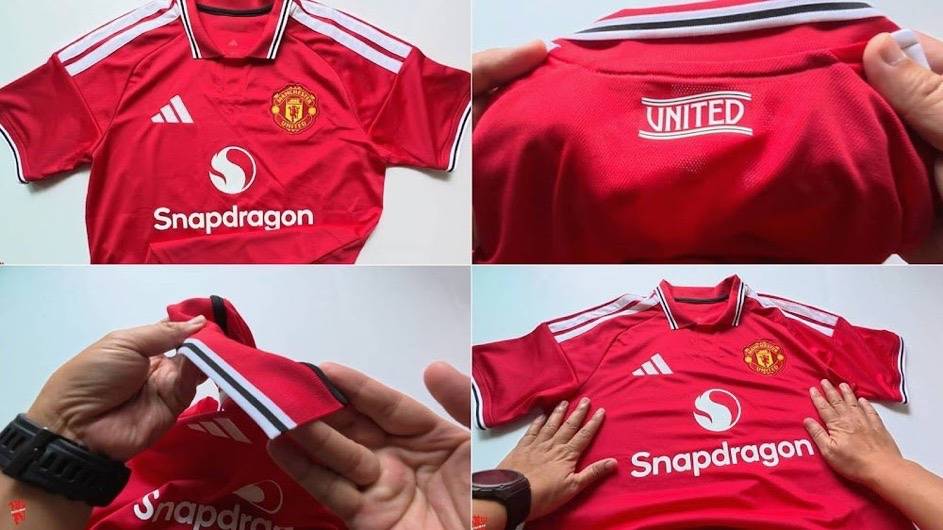 🚨📸 Leaked images of the replica version of Manchester United’s 2026/27 home shirt.
#logoupdates