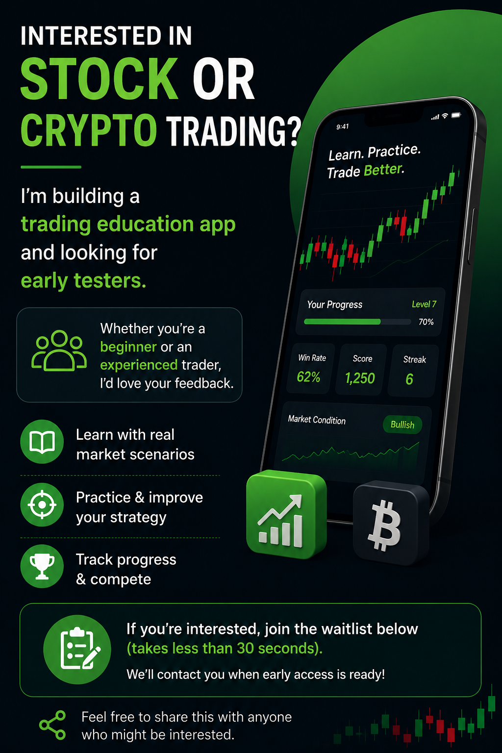 # ๐ Join the Waitlist for a New Trading Education App
I'm building a new app designed to help peop...