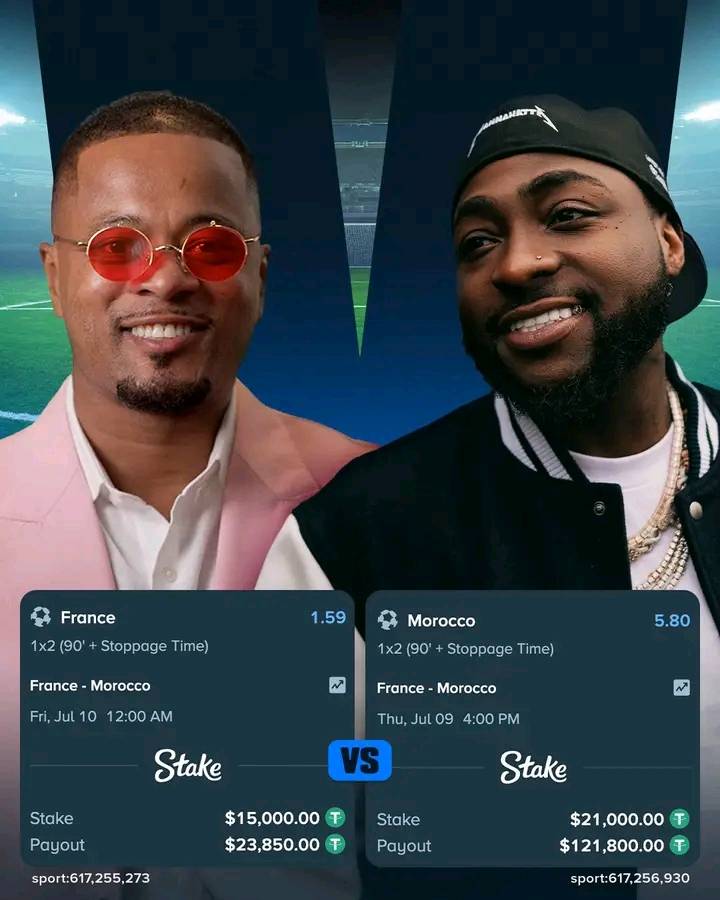 Evra’s playing safe with France. I’m chasing that Morocco upset. 💰
