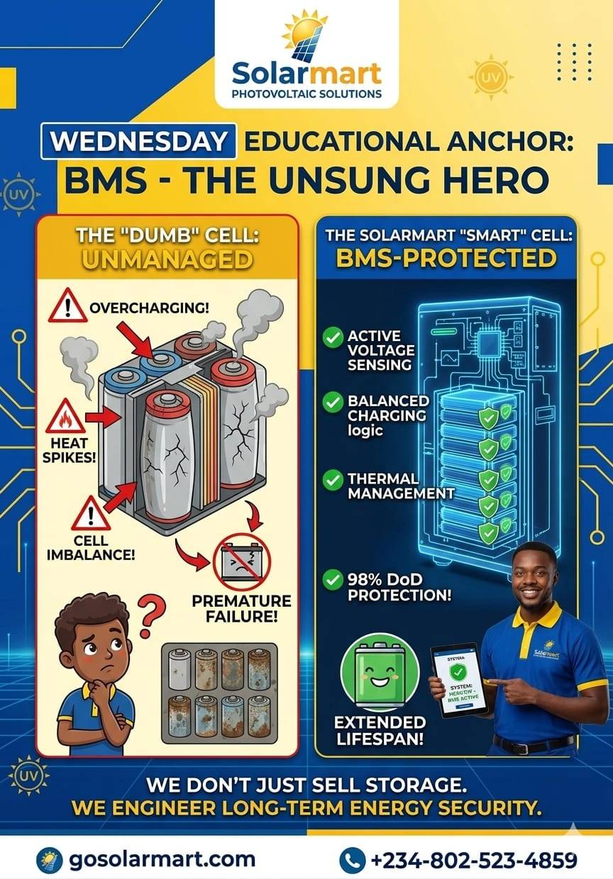 WEDNESDAY ANCHOR: Your Lithium battery is only as good as the software protecting it. 🛡️⚡
A "dumb...