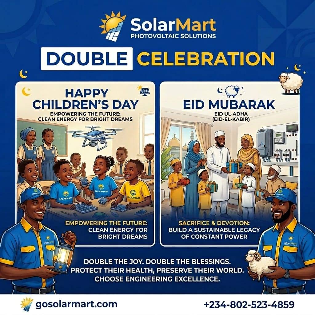 Happy Children’s Day & Eid Mubarak from all of us at Solarmart! 🕊️✨👦👧
Today marks a unique day...