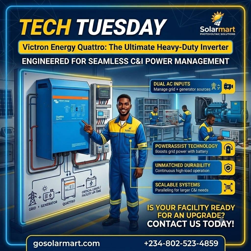 Happy Tech Tuesday, Lekeelekee! 🦅
​Scaling your business power? The inverter is the heart of your s...