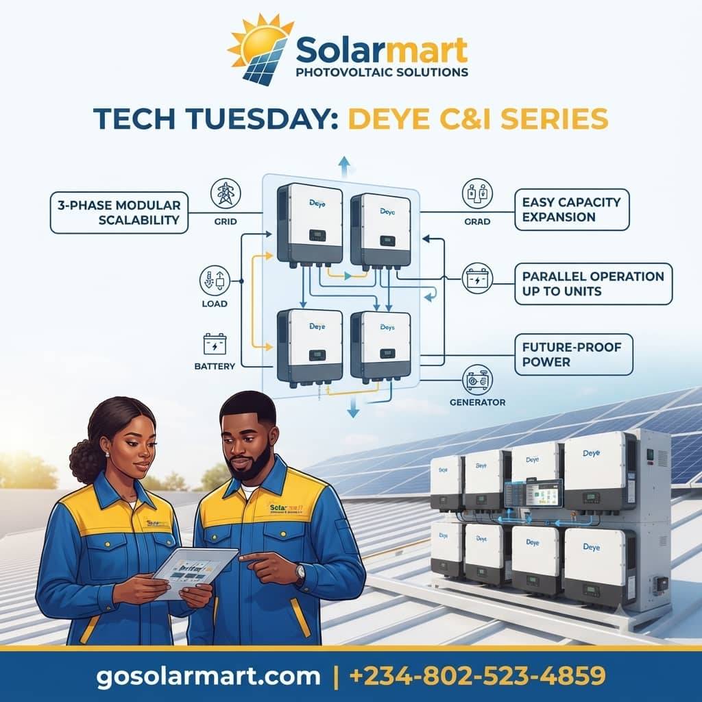 Is your solar system holding your business back? ⚡️
The Deye C&I Series isn't just about power; i...