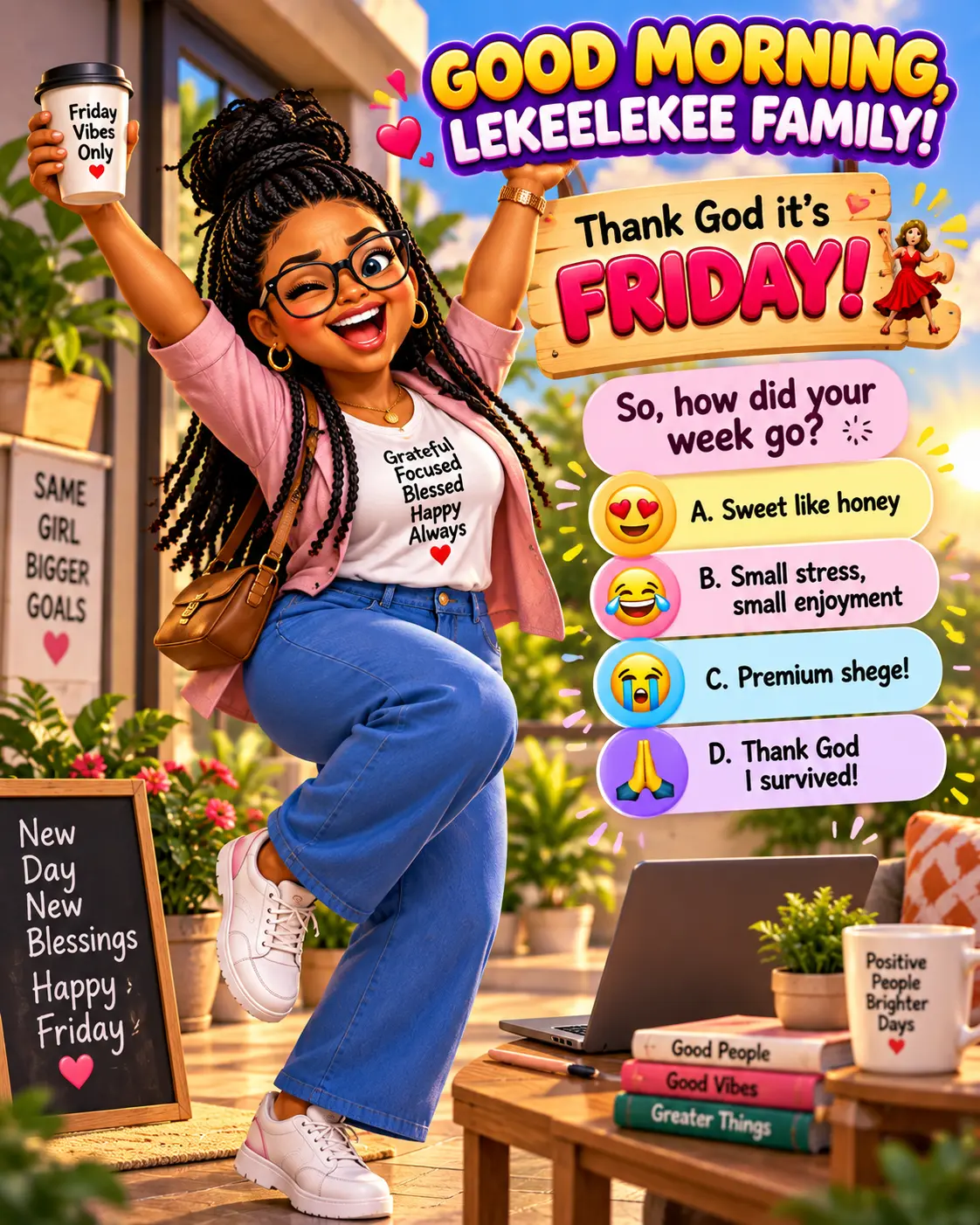 GOOD MORNING, LEKEELEKEE FAMILY!
Thank God it's Friday! 💃
We survived another week! 🙌
Whether this...